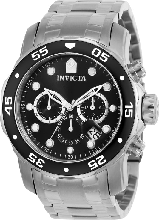 Invicta Men's 48mm Pro Diver Scuba Quartz Chronograph Bracelet Watch