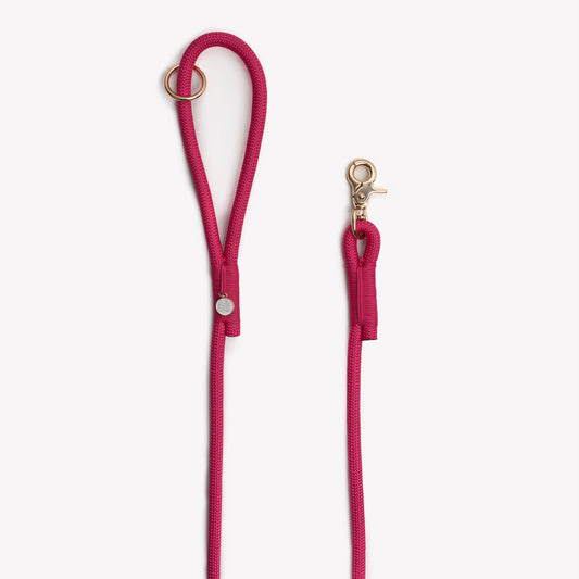 Furlou Magenta 5ft Braided Rope Leash