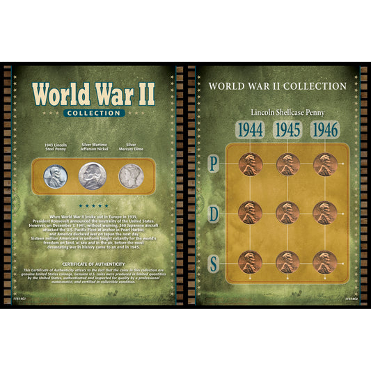 12-Piece World War II Coin Collection