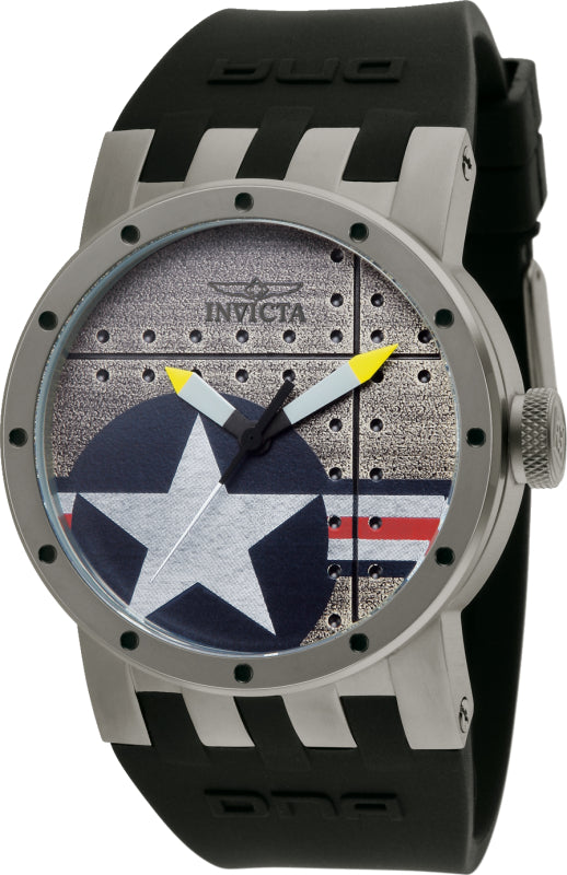 Invicta Men's 46mm DNA Quartz Silicone Strap Watch
