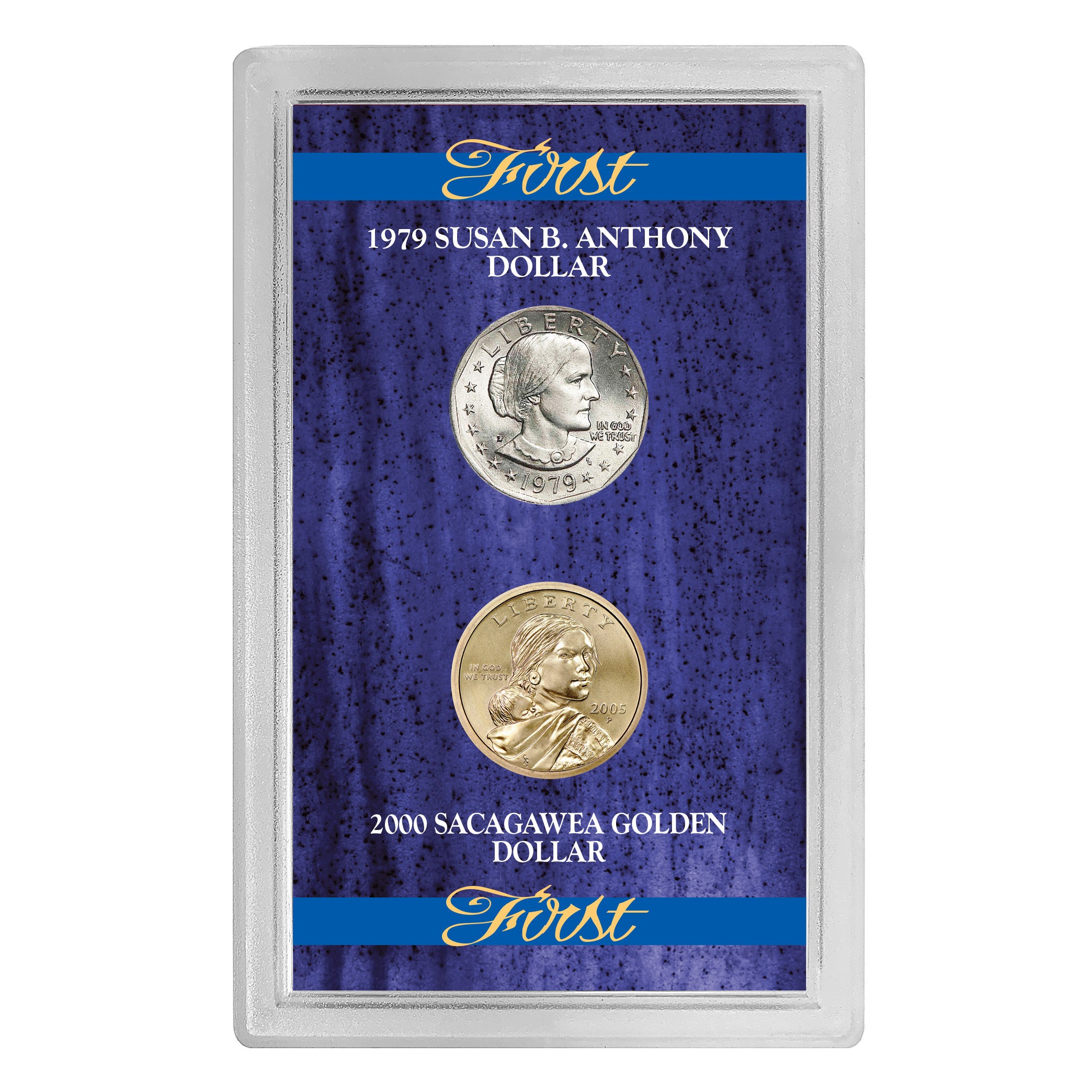 Money Mark「Trust」ソノシート First 1979 Susan B. Anthony Dollar & 2000 First Sacagawea Dollar
