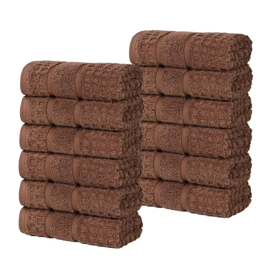 Superior "Napa" Zero Twist 100% Cotton Set of 6 Hand Towels
