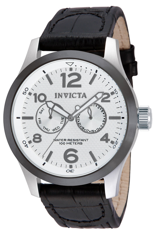 Invicta Men's 48mm I-Force Quartz Multifunction Leather Strap Watch