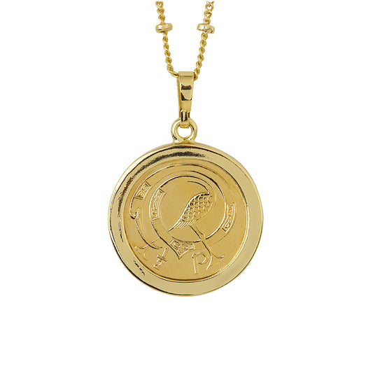 1971-1987 Gold Layered Irish Half Penny Necklace