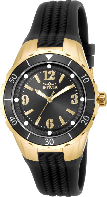 Invicta Women's 38mm Angel Quartz Textured Silicone Strap Watch