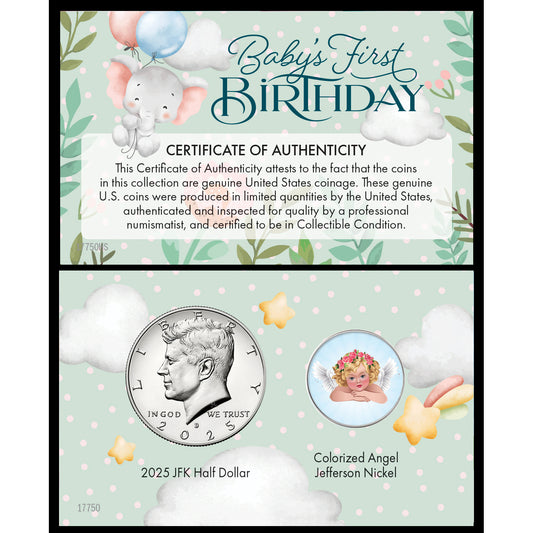 2025 Baby's First Birthday Collectible Coin Card
