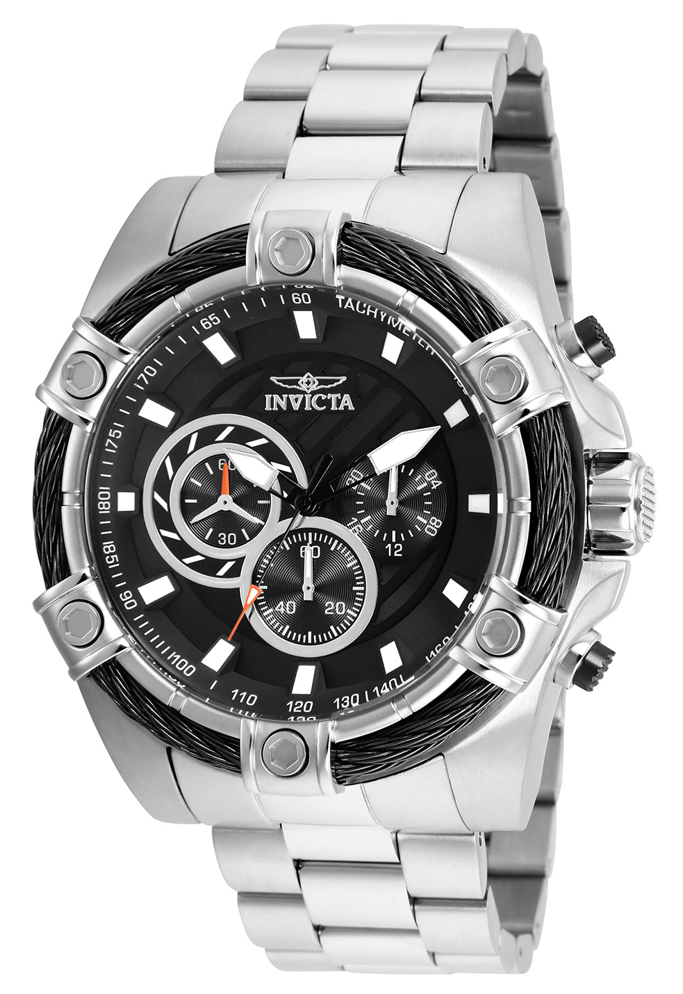 Invicta Men's 52mm Bolt Quartz Chronograph Twisted Cable Bezel