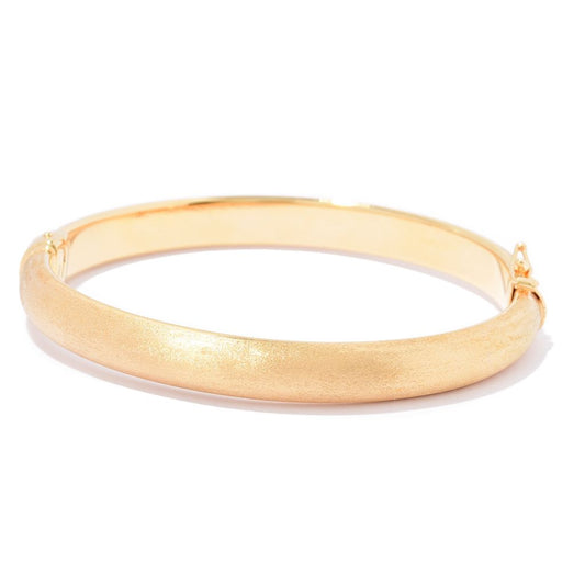 Toscana Italiana 18K Gold Plated Satin-Finish Bangle Bracelet