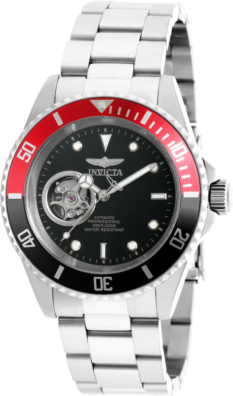 Invicta Men's 40mm Pro Diver Automatic Open Heart Bracelet Watch