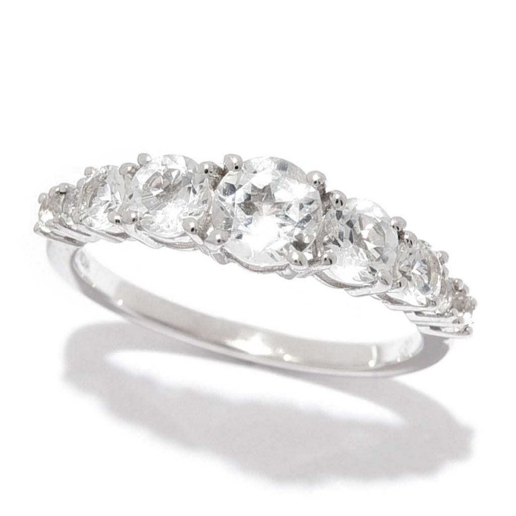 Gem Treasures Choice of Ombre Gem & White Zircon Linear Pendant