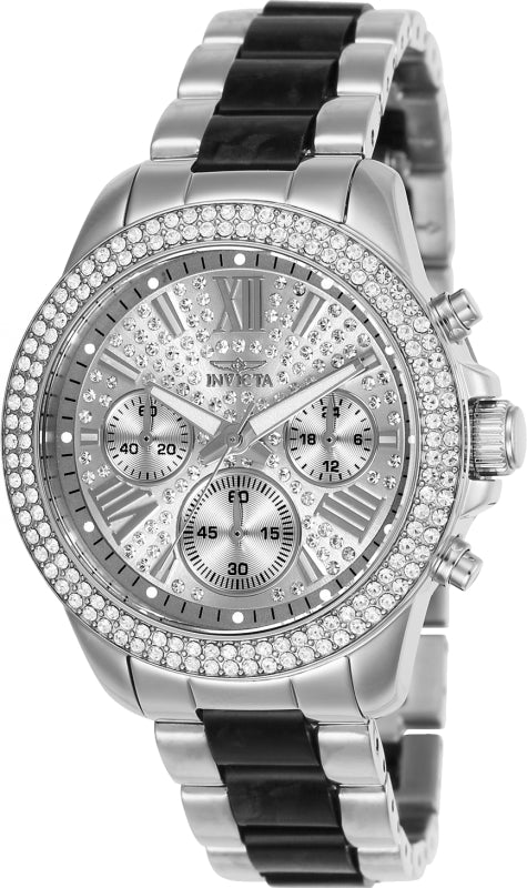 Invicta Women's 38mm Angel Quartz Crystal Accented Tortoise Bracelet Watch