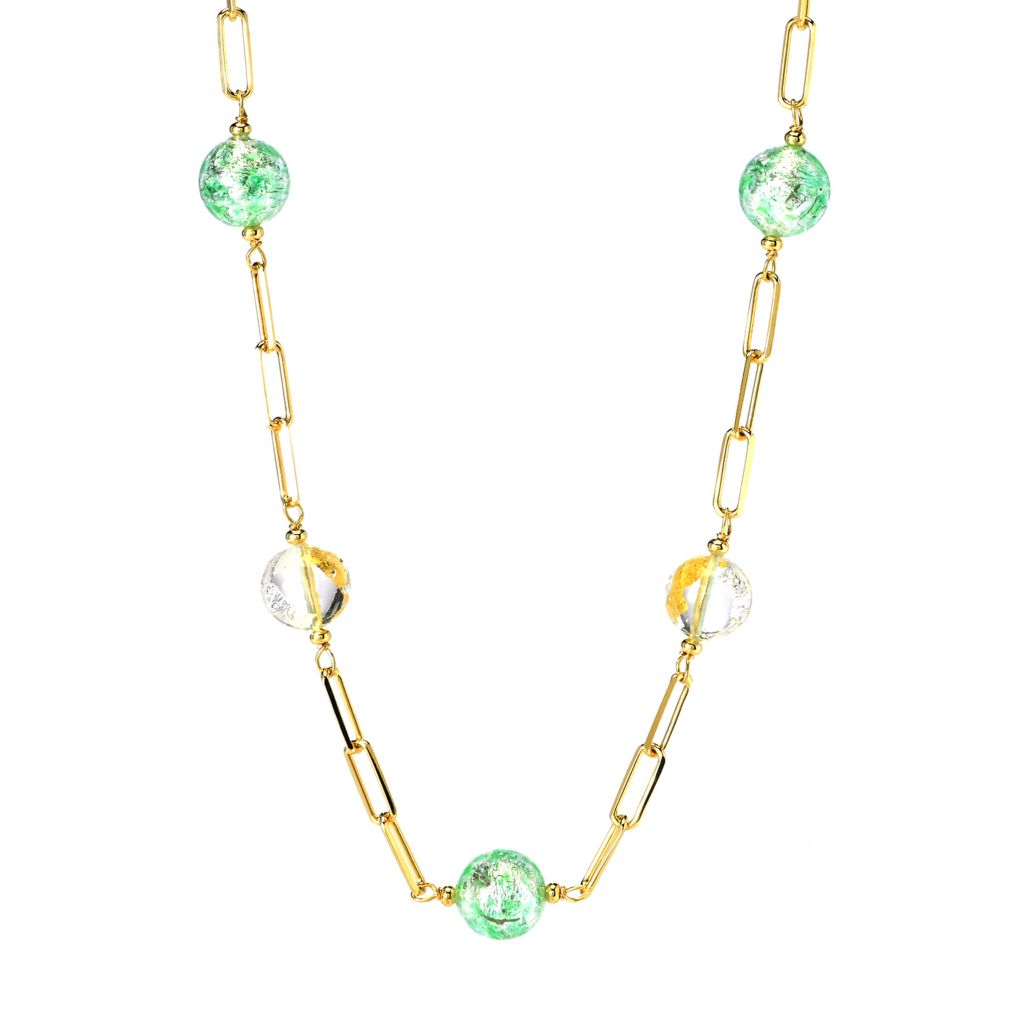 Toscana Italiana Platinum or Gold Plated Graduated Cleopatra Necklace main image 0