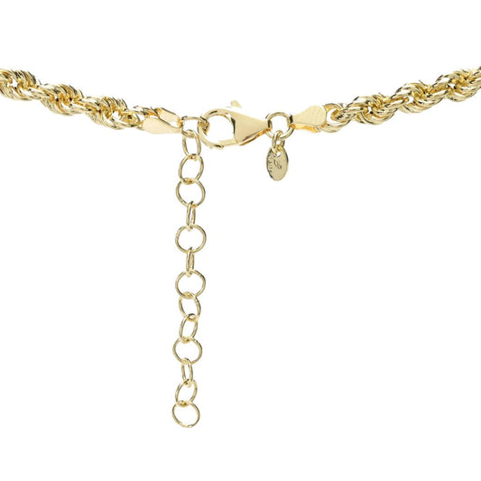 Toscana Italiana 18K Gold Plated Status Rope 18" Necklace