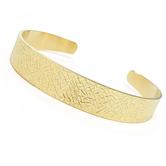 Toscana Italiana 18K Gold Plated Choice of Finish Cuff Bracelet