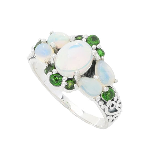Artisan Silver by Samuel B. Opal & Choice of Gemstone Ring