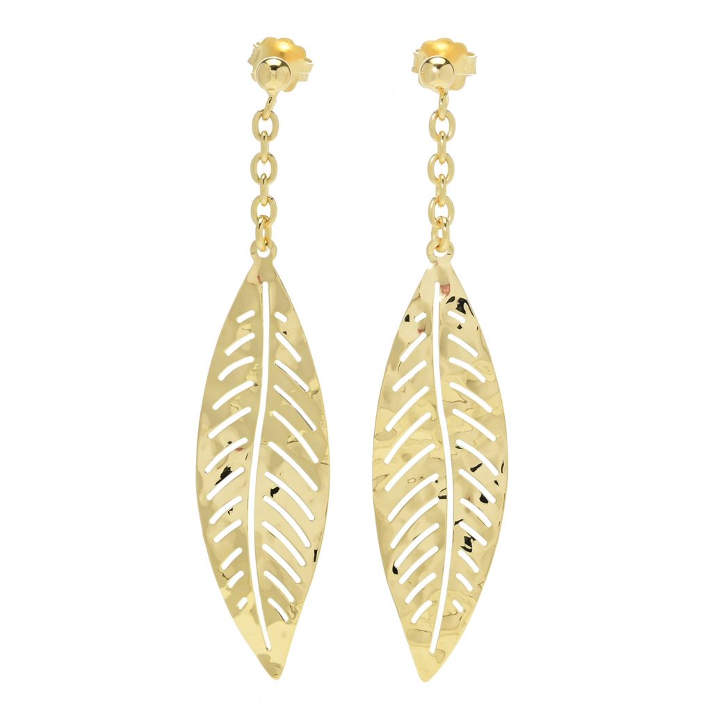 Toscana Italiana 18K Gold Plated Choice of Gem Setosa Huggie Hoop Earrings