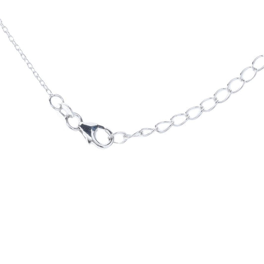 Gem Treasures 10x8mm Ethiopian Opal & White Zircon Pendant w/ Chain