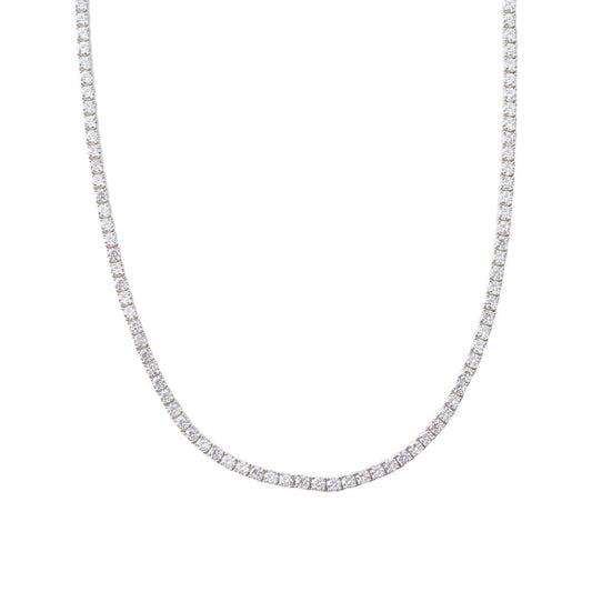 Brilliante Simulated Diamond Choice of Length Tennis Necklace