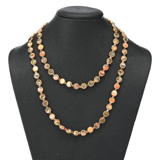 Southwest Elements Sterling Silver Choice of Gemstone Coin & Gem Bead Necklace