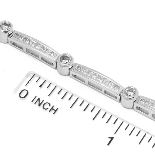 18K Gold 3.00ctw Diamond Bracelet - Closeout