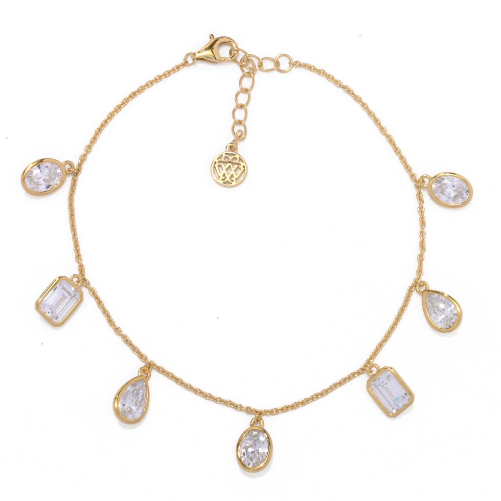 Brilliante Italia 2.07 DEW Simulated Diamond Scattered Drop Earrings