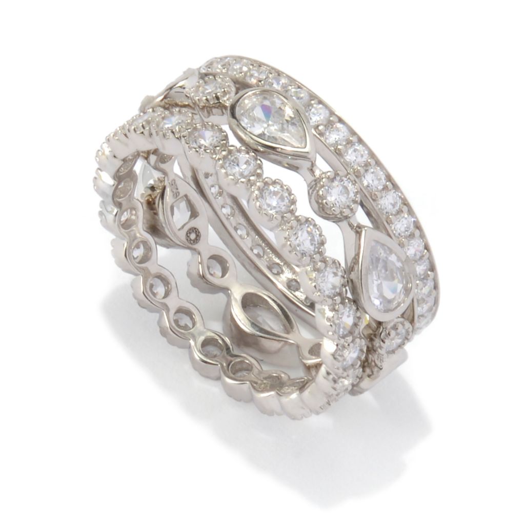 Brilliante Choice of Plating 4.11 DEW Simulated Diamond Halo Ring