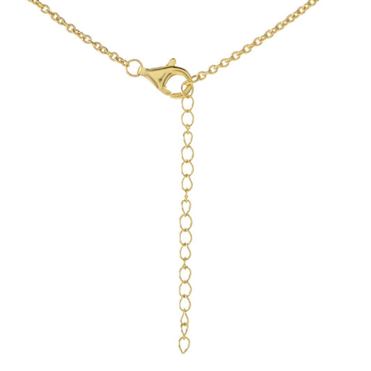 Passport to Egypt 18K Gold Plated 20mm Lapis Eye or Horus Pendant w/ Chain