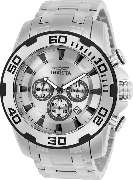 Invicta Men's 50mm Pro Diver Quartz Chronograph Bracelet Watch