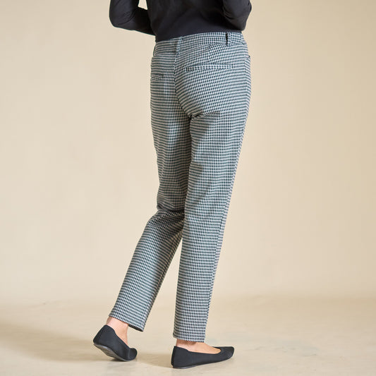 Christopher & Banks Signature Slimming Herringbone Ponte Pant