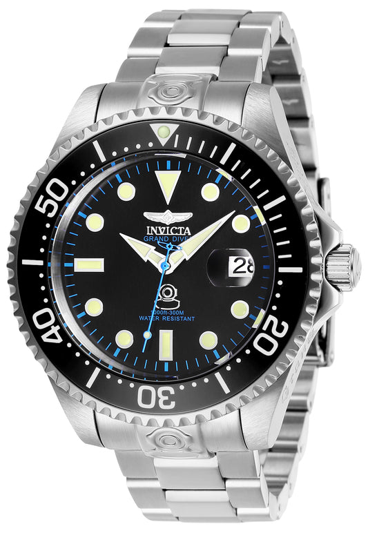Invicta Men's 47mm Pro Diver Automatic Date Coin Edge Bezel Bracelet Watch