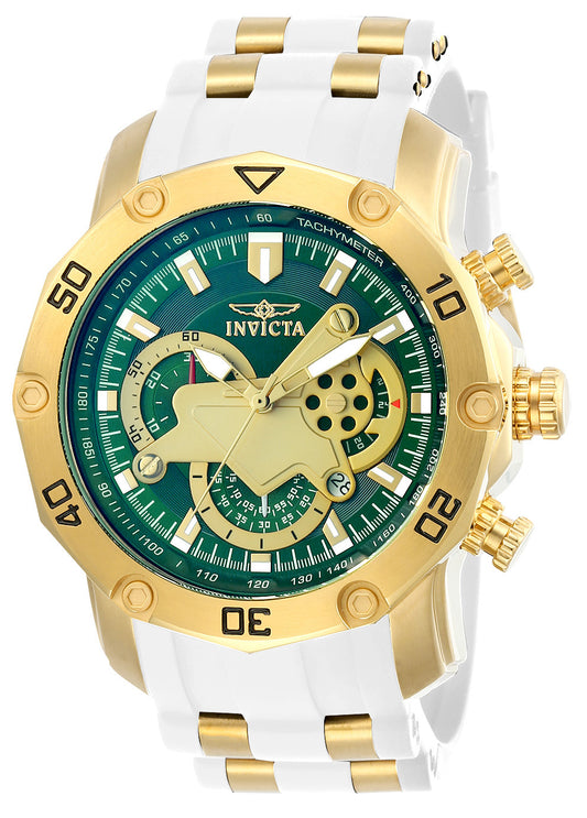 Invicta Men's 50mm Pro Diver Scuba Quartz Multifunction Silicone Strap Watch