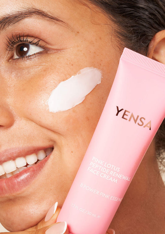 YENSA Pink Lotus Peptide Renewal Face Cream 1.7oz
