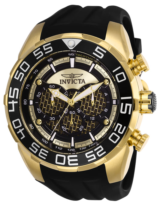 Invicta Men's 50mm Speedway Scuba Quartz Multifunction Silicone Strap Watch