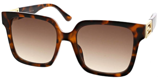 Sean John Unisex Large Square Tortoise Sunglasses