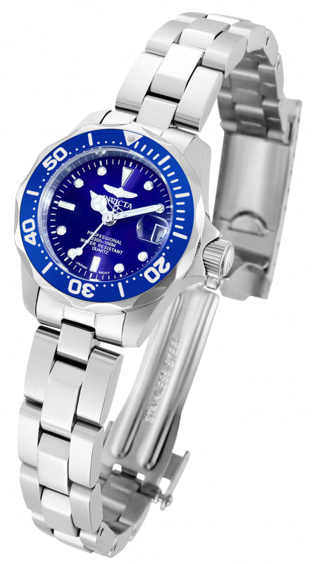 Invicta Women's 24mm Pro Diver Quartz Date Bracelet Watch