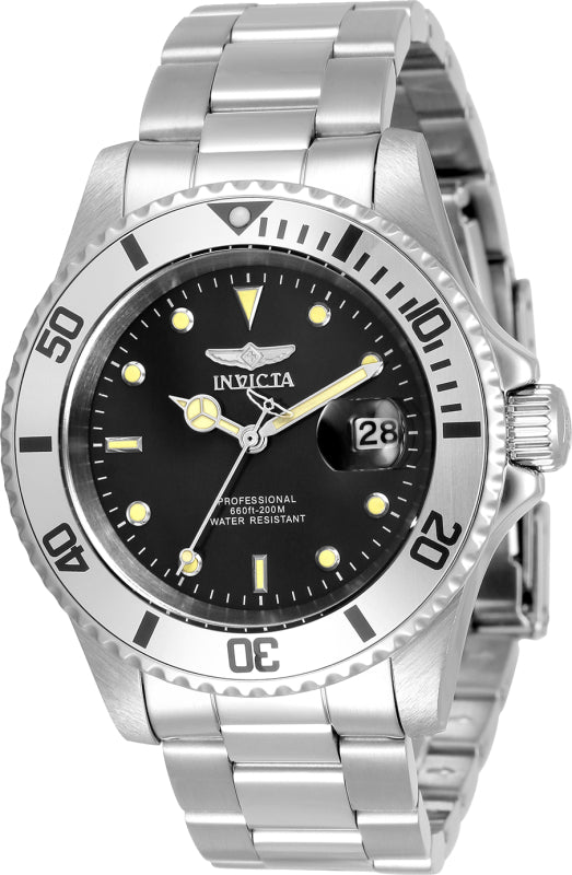 Invicta Men's 40mm Pro Diver Quartz Grey Dial Bracelet Watch