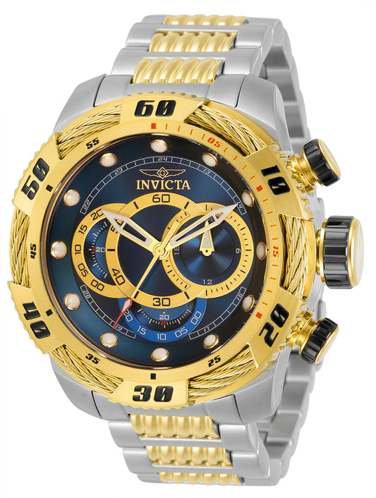 Invicta Men's 50mm Speedway Quartz Multifunction Cable Bezel Bracelet Watch