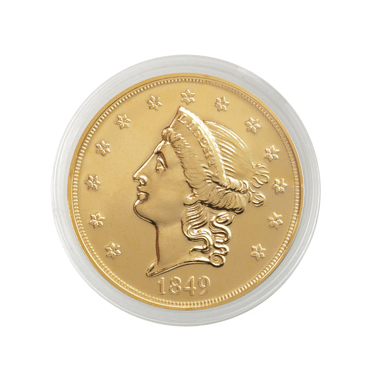 Tribute to America's Most Beautiful Coins - $20 Liberty Gold Piece 1850-1907 Replica Coin