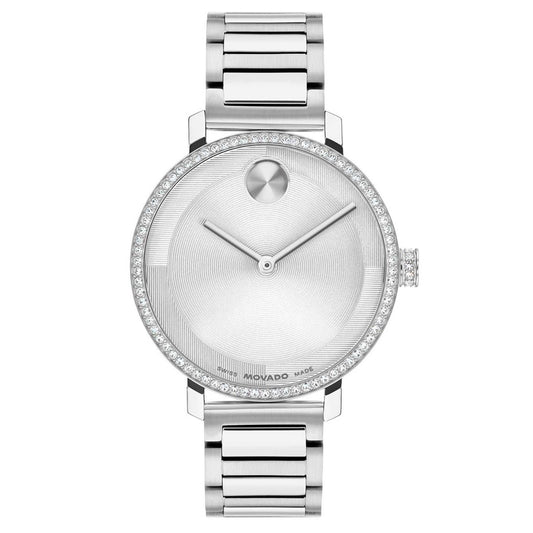 Movado Women's 34mm Evolution Swiss Quartz Crystal Accented Bracelet Watch - 3601277