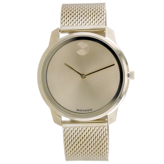 Movado Men's 45mm Bold Quartz Goldtone Mesh Watch - 3601337