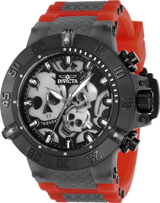 Invicta Men's 50mm Subaqua Quartz Silicone Strap Watch