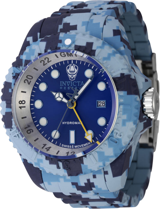 Invicta Men's 52mm Reserve Hydromax Swiss Quartz Aqua-Plated Bracelet Watch