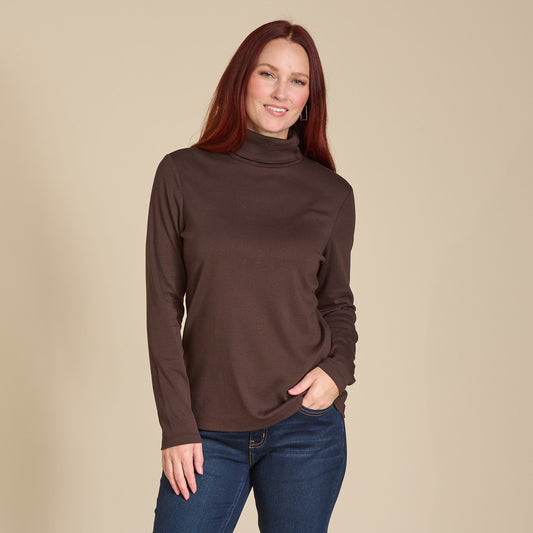 Christopher & Banks Long Sleeve Turtleneck Perfect Tee