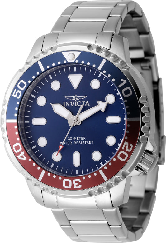 Invicta Men's 48mm Pro Diver Quartz Chronograph Braclelet Watch