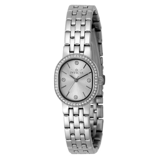 Invicta Women's 20mm Angel Quartz Crystal Accented Glitter Dial Bracelet Watch