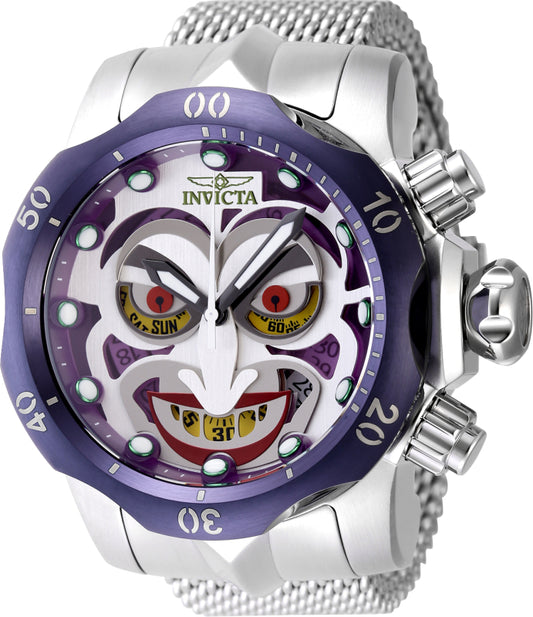 Invicta Men's 53mm Venom Quartz Multifunction Mesh Bracelet Watch