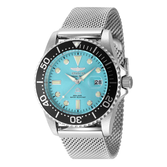 Invicta Men's 42mm Pro Diver Quartz Black & Blue Interchangeable Silicone Strap Watch