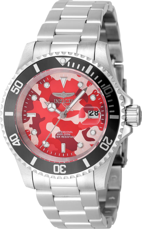 Invicta Men's 40mm Pro Diver Quartz Camouflage Bracelet Watch