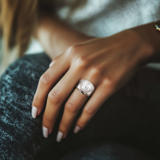 Invicta Women's 16mm Quartz Crystal Halo Mini Ring Watch