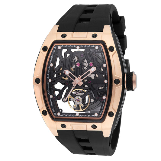 Invicta Men's 44mm S1 Rally Automatic Skeletonized Dial Silicone Strap Watch